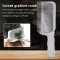 Yuanyan Professional Barber Clipper Hair Cutting Comb Men Adjustable Curved Flat Top Hair Clipper Fade Brush Salon Styling Tool. 
