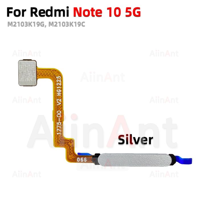 NEW%20Home%20Side%20Power%20Button%20Touch%20ID%20fingerprint%20Finger%20Sensor%20Scanner%20Flex%20For%20Xiaomi%20Redmi%20Note%2010%204G%205G%20-%20Image%202