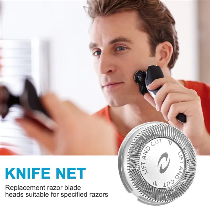 NAMUNY%204Pcs%20Replacement%20Shaver%20Blade%20Cutters%20for%20HQ3%20HQ30/HQ32/HQ36/HQ300,%20Silver%20-%20Image%202