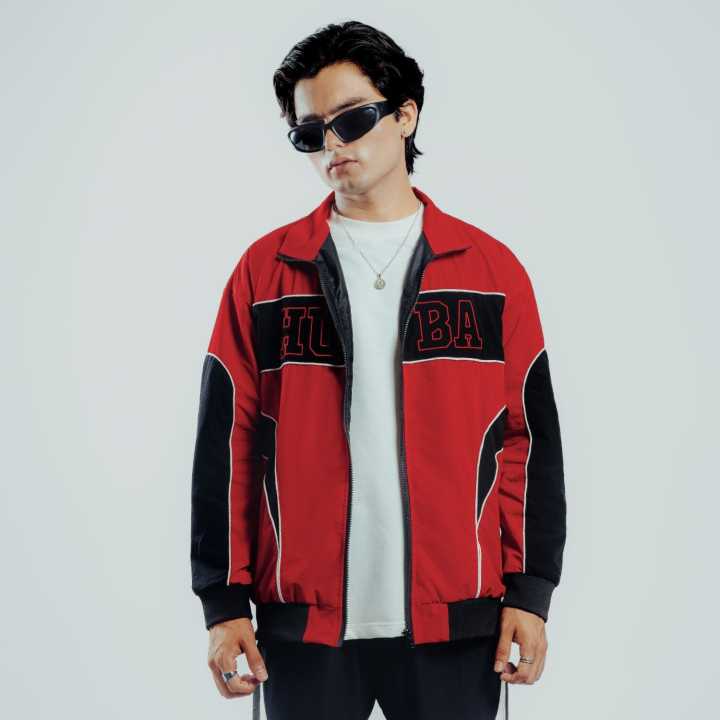 HUBA%20Unisex%20Red%20Color%20Wrinkle%20Reverse%20Racer%20Jacket%20For%20Men%20and%20Women%20-%20Image%203