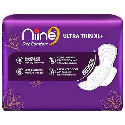 Niine%20Dry%20Comfort%20Ultra%20Thin%20Sanitary%20Napkin%20XL+%2050%20Pads%20-%20Image%202