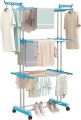 Heavy Duty Stainless Steel Double Pole Foldable Cloth Dryer / Clothes Drying Stand. 