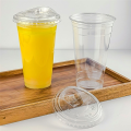 14oz Plastic Cup with Direct Drinking Lid Clear Disposable Cup Tasting. 