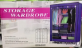 Folding Clothes Closet Wardrobe Daraz Storage Rack Organizer Cabinet Cupboard(Color May Vary). 