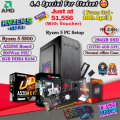 Budget Gaming PC (Ryzen 5 5500 + Nvidia GT730 4GB Graphics) or Ryzen 5 5600GT, 8 & 16GB DDR4 RAM/ 512GB & 256GB Nvme Gaming CPU. 