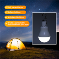 Solar Panel Powered Led Bulb Light Portable Outdoor Camping Tent Energy Lamp 15W. 