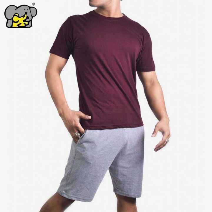 SHANGRI-LA%20Combo%20Of%20100%25%20Cotton%20T-Shirt%20And%20Shorts%20For%20Men%20-%20Fashion%20%7C%20T-Shirts%20For%20Men%20%7C%20Men's%20Wear%20%7C%20Printed%20T-Shirts%20%7C%20Shorts%20%7C%20-%20Image%204