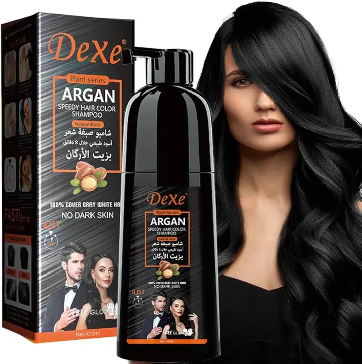 Dexe%20Shampoo%20Argan%20Speedy%20Hair%20Color%20%20(%20Natural%20Black)%20-%20%20420ml%20-%20Image%203