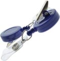 1PcsPremium Retractable ID Badge Reels with Alligator Clip - Solid Color Blanks with Nylon Key Pull String for Nurse, DIY Crafts by Specialist ID. 