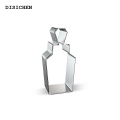 DISICHEN Luxury Stainless Steel Makeup Tools Biscuit Mould Lipstick Perfume Shape Fondant Cake Mold 3D Pastry Cookie Cutters Cake Tools. 