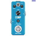 Anedshaop Rowin Guitar Bass Pedal Compressor Effect Studio Grade Comperssion Special Ultimate Comp Mini Effector Bypass CS-3 Pure Sky Blue. 