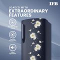 IFB DC-2132FBF 2Star Single Door Refrigerator 187 L Floral Falls Blue. 