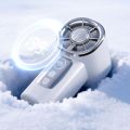 Small 199 Speeds TEC Cooling Handheld Fan Charging High-speed Ice Cold Air Mini Fan Quiet Digital Display Portable Handheld Fan Camping. 