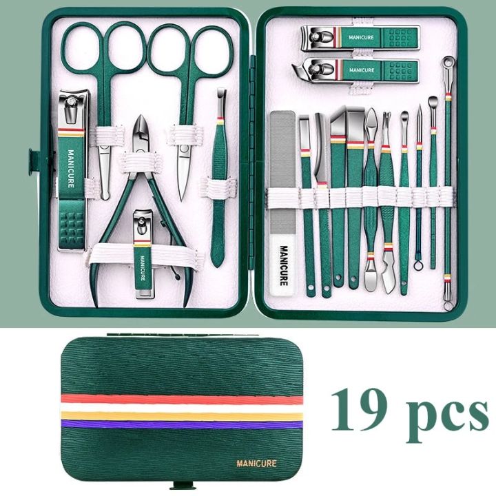Makeup%20Set%20Nail%20Art%20Bag%20Set%20Nail%20Clipper%20Set%20Pieces%20High%20Quality%2019%20Pack%20Nail%20Clippers%20Stainless%20Steel%20Band%20Folding%20Scissors%20Beauty%20Tools%20-%20Image%206