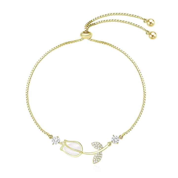Korean%20Light%20Luxury%20Tulip%20Flower%20Bracelet%20For%20Women%20Zircon%20Pearl%20Beaded%20Bracelet%20MNP%20-%20Image%207