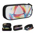 【Bunyad Traders】Kawaii Soccer Ball Players Pencil Cases For Girl Large Capacity Football Sport Fan Pouch School Supplies. 