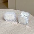 Sutuiying Cute Girl Style Bluetooth Headset, Airpods 1, 2, 3 Generation, Luxury Airpods Pro, Pro2 Generation, Protective C, 1Pc. 