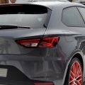 OUMERY Car Window Trim Lip Spoiler for Seat 5F FR Mk3 MK3.5 Rear Roof Wing Side Edge Tail Flap Spoiler Lip Carbon Fiber. 