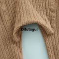 Difutagui Infant Baby Girls Suspender Pantyhose Lolita Fall Winter Sock Stockings 2025 High Waist Lace Plain Rib Knitted Footed Leggings Tights. 