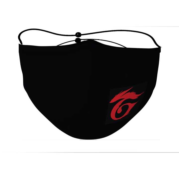 Garena Free Fire logo Printed Face Mask, 5 Layers Mask