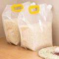 4PCS 1.5L Transparent Grains Storage Bag Rice Moisture Proof Sealed Packaging Bag. 