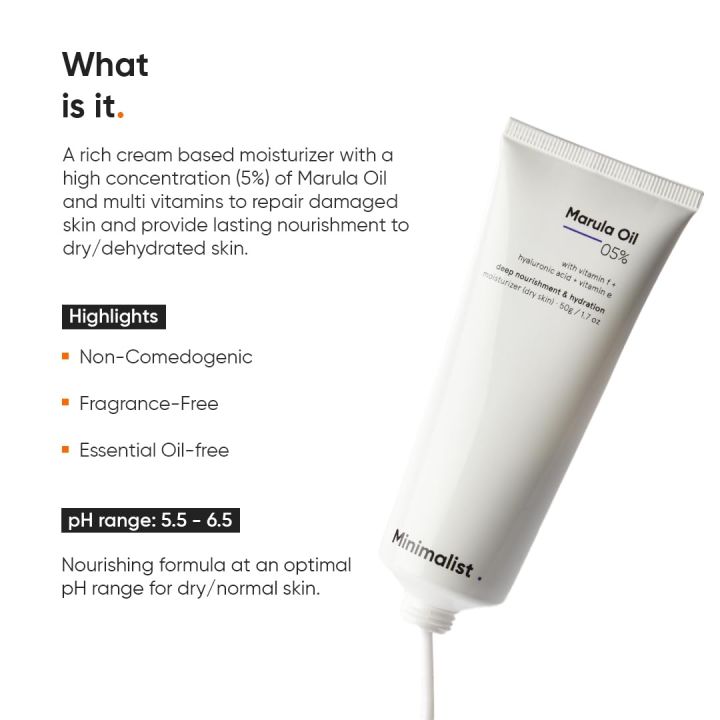 Minimalist%20Marula%20Oil%205%25%20Face%20Moisturizer%20For%20Dry%20Skin%20With%20Hyaluronic%20Acid%20For%20Deep%20Nourishment%20&%20Hydration,%20For%20Men%20&%20Women%20%7C%20From%20Haatbazar%20%7C%20Haat%20bazar%20%7C%20Haatbazaar%20%7C%20Hatbazar%20-%20Image%202