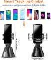 Mobile phone smart tracking bracket, selfie stick camera stabilizer 360° rotating smart object tracker, automatic face tracking mobile phone bracket, live broadcast/TIK Tok/video shooting/smartphone. 