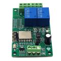 2PCS ESP8266 Wireless WIFI 4 Channel Relay Module with ESP8266 ESP-12F WIFI Relay Module 2CH 5V/8-80V Relay Switch. 