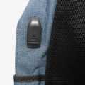 Light Blue New Backpack Laptop Bag With Usb Port Charging. 