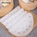 Wenefang 50PCS 7.5-22cm Round Steamer Pad Paper Air Fryer Liners Basket Mat Dumplings Cooking Baking Pastry Tools For Kitchen Accessories. 