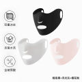 Summer running face mask lady sunscreen outdoor sports breathable mask golf ice silk open mouth nose breathable. 