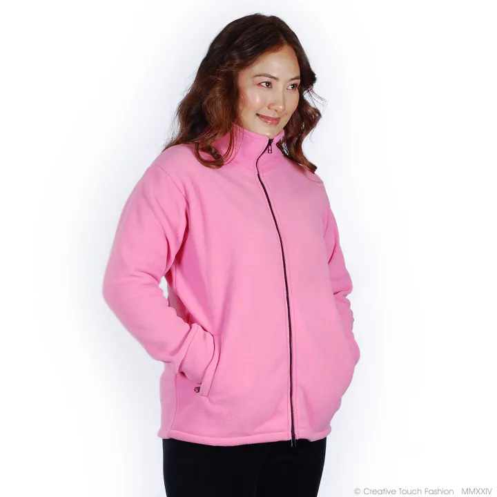 Creative%20Touch%20Fashion%20Polar%20Fleece%20Jacket%20in%20Blush%20Pink%20for%20Women%20MJK1076%20-%20Image%203
