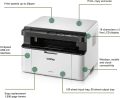 Brother DCP-1610W Mono Laser Multi-Function All-In -One ( Print < Scan & Copy ) Wireless Compact, A4 Printer For Small Office / Home Printer. 