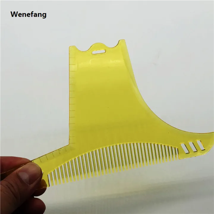 Wenefang%201pc%20Men%20Beard%20Shaping%20Styling%20Template%20Comb%20Men's%20Beard%20Combs%20Beard%20Trim%20Templates%20Mustache%20Stencil%20Edge%20Control%20Beauty%20Tools%20-%20Image%206