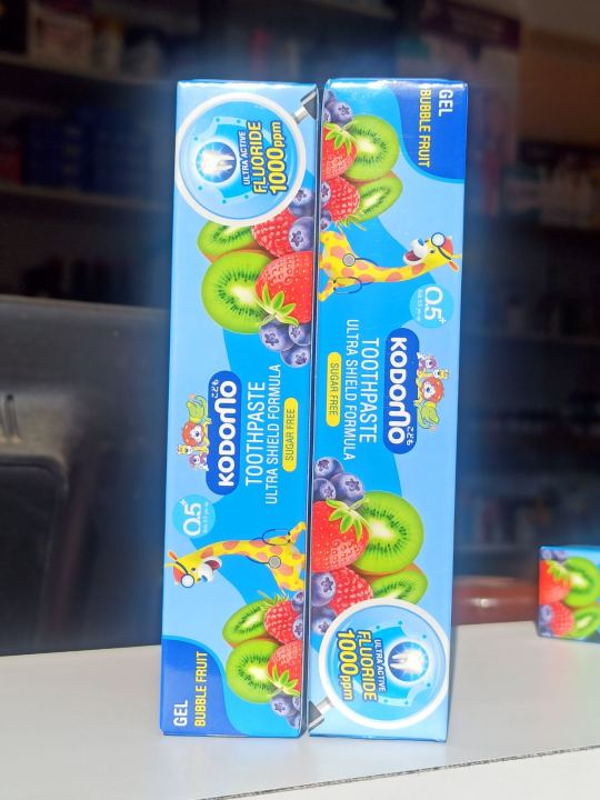 Kodomo%20Baby%20Toothpaste%20Bubble%20Fruit%20Gel%2040g%20(Pack%20Of%202)%20-%20Image%202