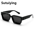 Sutuiying Ruiao Retro Black Millionaire Shades Luxury Sunglasses 2024 For 【2025 Version】 Men Designer Famous Brand Square Sun Glasses Man Women Sunglass. 