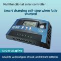 High Efficiency Digital Display MPPT Solar Charge Controller 30A 40A 100A Protects Battery Solar Control Panel 12V/24V Power Controller Home Use. 