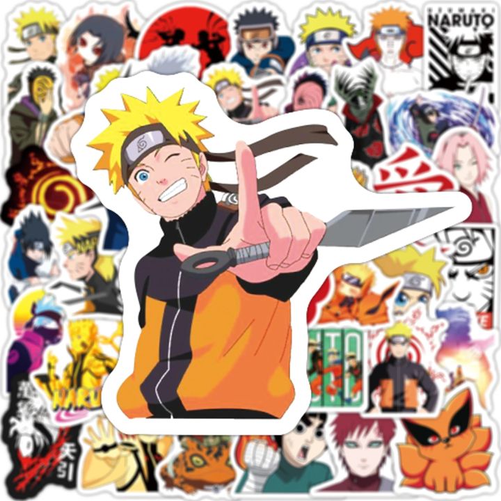 Artsy Home 25/50 Pcs Naruto Anime Stickers for Laptops and Skateboards Cellphone Guitar