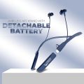 Bullet Series BT Neckband with Dual Battery Backup, Fast Charging Up to 100 Hrs Playtime, Real Stereo Sound & High Bass, Removable Battery. 