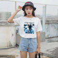 [30 types of group] foreign trade T-shirt women's short sleeve Korean version of loose women's top, round neck undershirt, supply. 