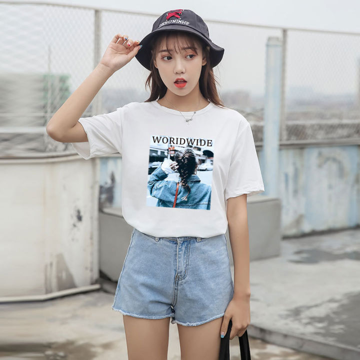 %5B30%20types%20of%20group%5D%20foreign%20trade%20T-shirt%20women's%20short%20sleeve%20Korean%20version%20of%20loose%20women's%20top,%20round%20neck%20undershirt,%20supply%20-%20Image%206