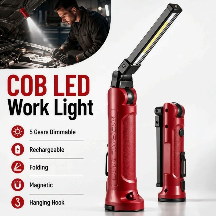 Professional%205%20Gears%20COB%20LED%20Work%20Light%20Folding%20Rechargeable%20High-lumen%20Flashlight%20Magnetic%20Hanging%20Hook%20Portable%20Searchlight%20Outdoor,Repair%20-%20Image%208