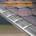 ARELENE 5inch 10 Pack Gutter Hangers, with Pre-Inserted Screw, Aluminum Gutter Brackets for Repairing Sagging Rain Gutters. 