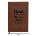 Oufeiton Life Story Writing Book Dad's Story Journal 250 Prompts Memory Book for Fathers Elegant Notebook for Elegant Interior Journal. 