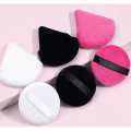 MAANGE 6Pcs Reusable Soft Triangle and Round Velvet Powder Puff Mini Face Makeup Washable Sponge MAG51156-6. 