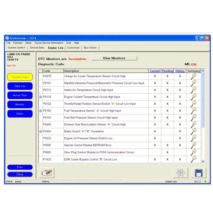 NAMUNY For V16.00.017 Global Techstream OBD Scanner Scanner for IT3 ...