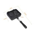 Kitchen Japanese Taiyaki Double Fish Shaped Hot Dessert Waffle Cake Maker Pan Japanese Pancake Double Pan Fry Pan Waffle Molds. 