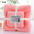 2 Piece Bath & Face Towel Set Home Textile Coral Velvet Absorbent Bath Towels For Adults Large Soft Comfortable Towel-/face towel. 