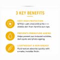 SOSKIN Paris SPF 50+ Sun Cream Fluid 50ml | Lightweight Face Sunscreen for Oily & Combination Skin. 