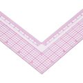 JAERBEE Sewing Measure Rulers 90-Degree L Shape Square Ruler Metric and Imperial Clothing Ruler Tailor Craft Tool. 